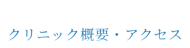INFORMATIONクリニック概要・アクセス